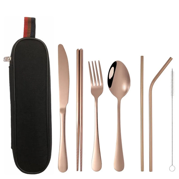 Stainless Steel Tableware Set