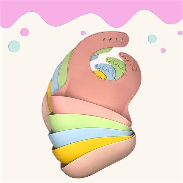 Waterproof super soft Baby food bib