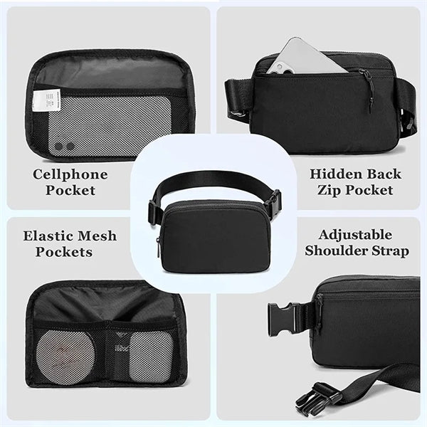 Unisex Mini Belt Bag with Adjustable Strap Small Fanny Pack
