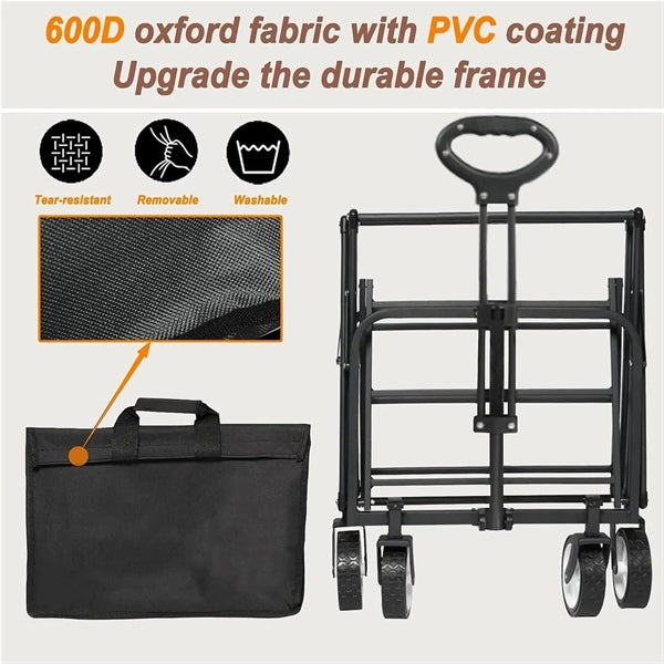 Collapsible Folding Outdoor Utility Wagon