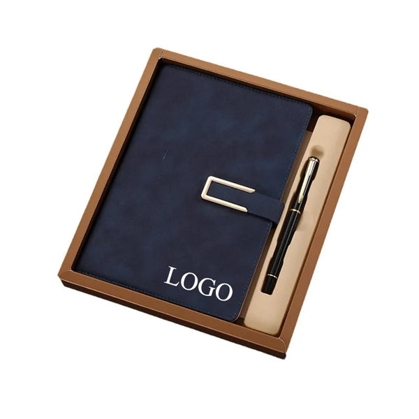 Journal Notebook Lined with Pen Set Gift Box