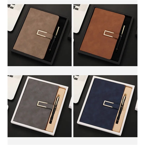 Journal Notebook Lined with Pen Set Gift Box