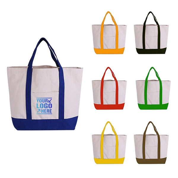 Heavy Duty Canvas Grocery Tote Bag