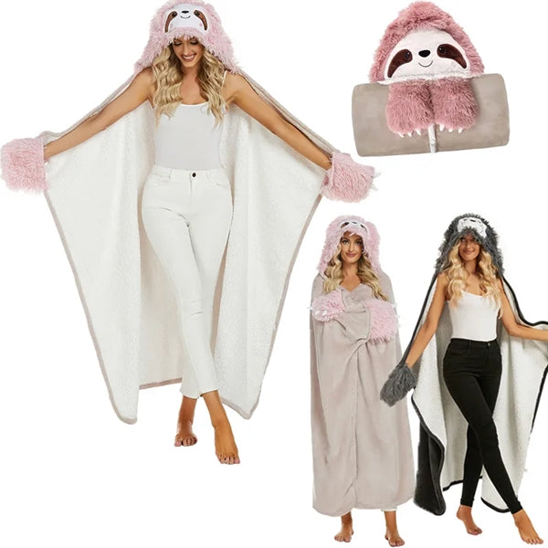 Soft Cute Poncho Blanket