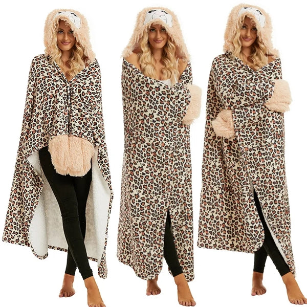 Soft Cute Poncho Blanket