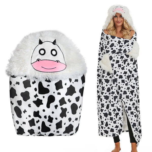 Soft Cute Poncho Blanket