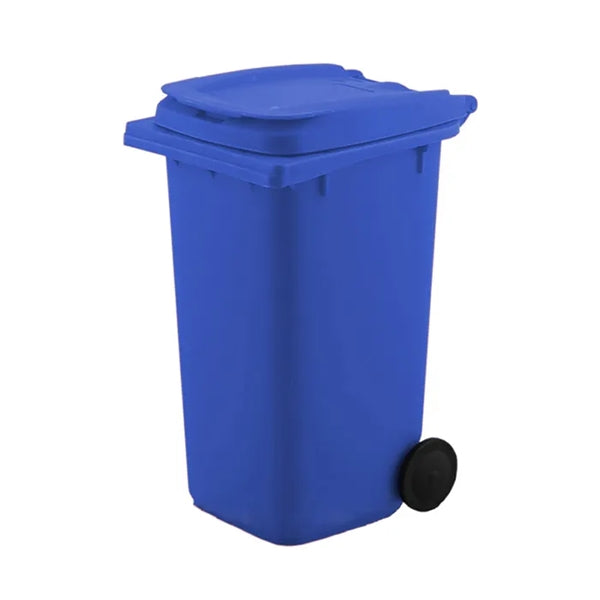 Mini Desktop Trash Can Pen Holder