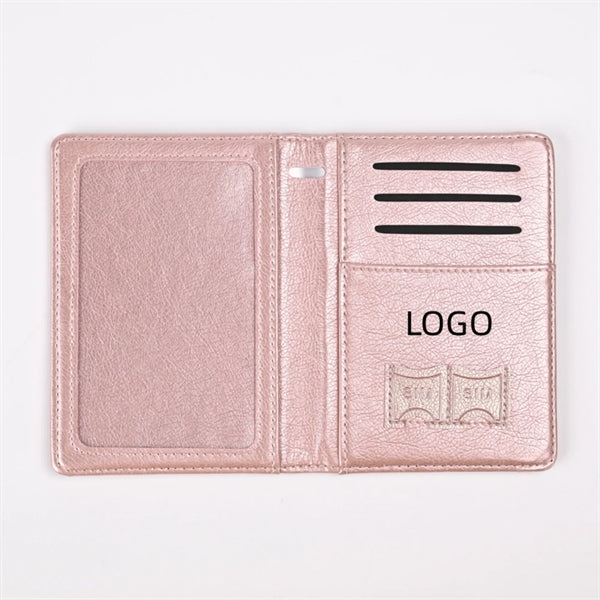 PU Leather Card Passport Holder Cover