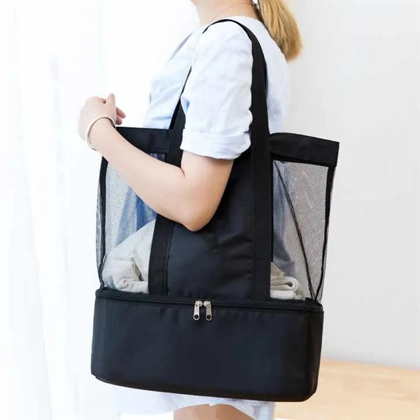 Insulated Beach Picnic Tote Bag