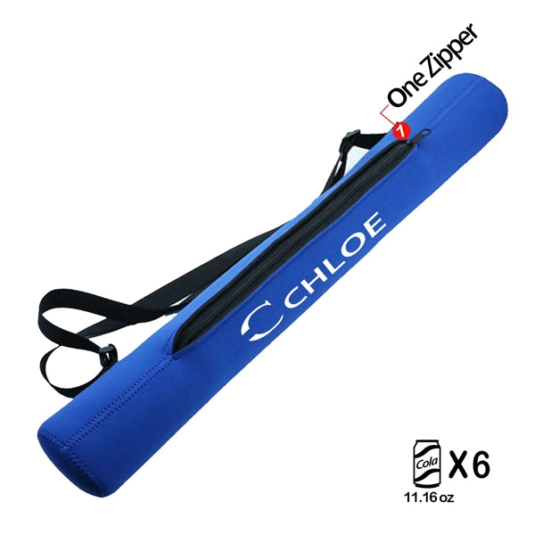 Six Can Neoprene Tube Cooler