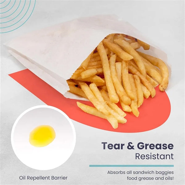 Greaseproof Paper Sandwich Bag Pastry Sleeve