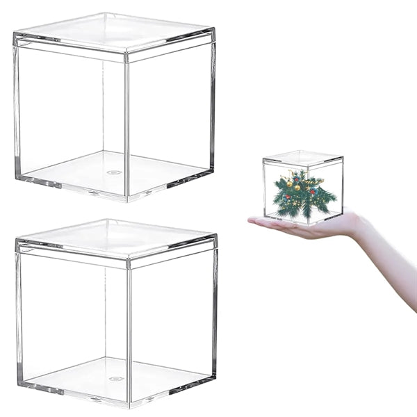 Tuanse Acrylic Box With Lid Clear