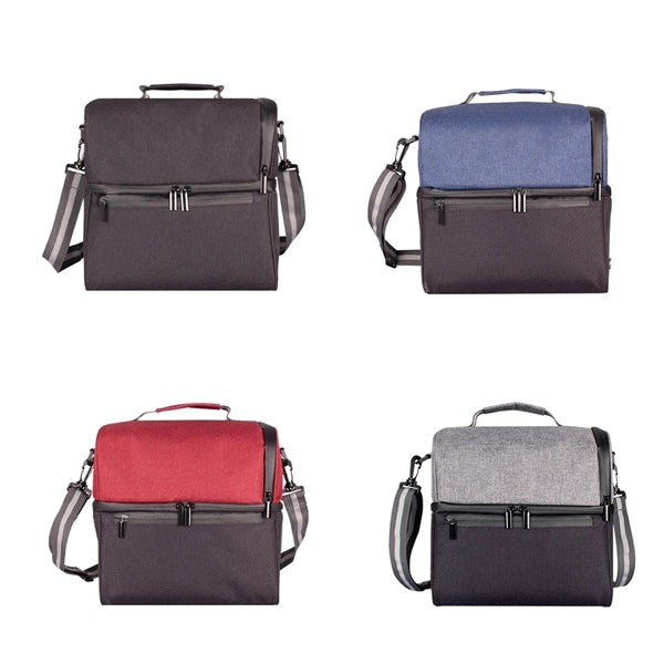 Double Layer Leakproof Insulated Lunch Bag