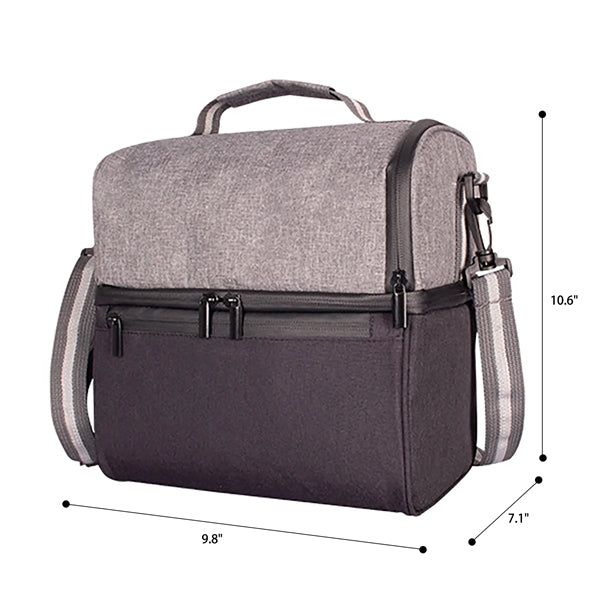 Double Layer Leakproof Insulated Lunch Bag