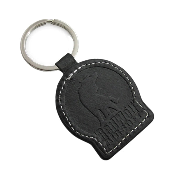 PU Leather Keychain with Metal Ring