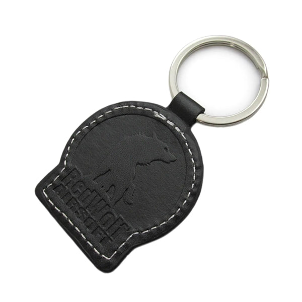PU Leather Keychain with Metal Ring