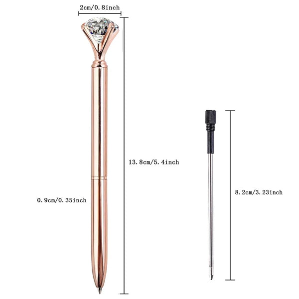 Big Crystal Diamond Ballpoint Pen