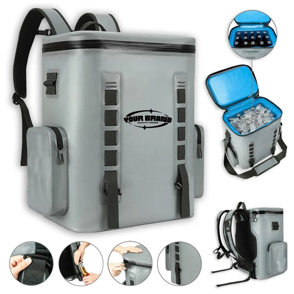 21L Luxury Large Capacity Insulated Soft Cooler Backpack