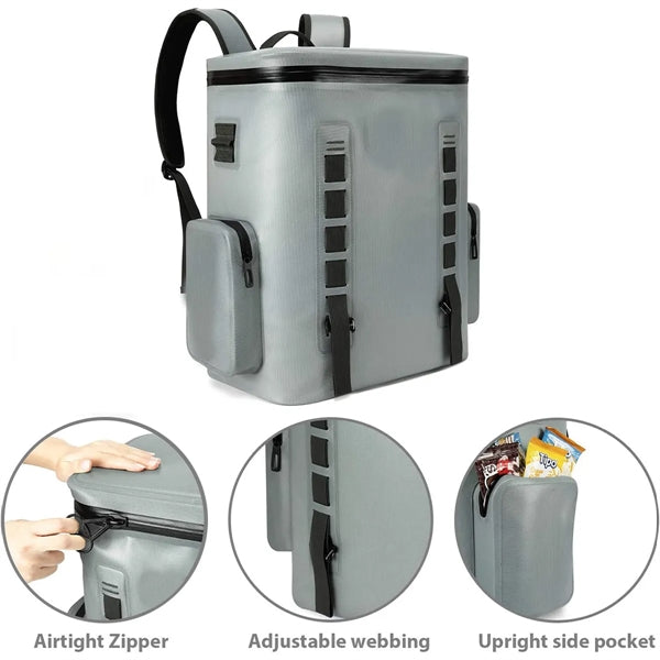 21L Luxury Large Capacity Insulated Soft Cooler Backpack