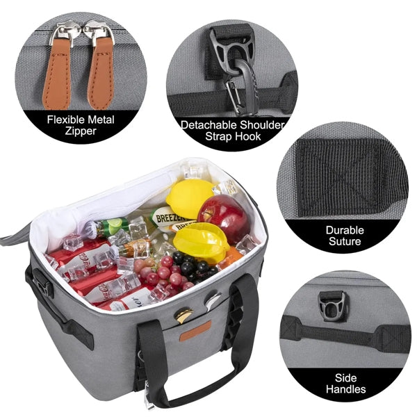 17L Custom 24 Can Insulated Leakproof Soft Sided Cooler