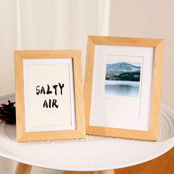 3" Wood Magnet Picture Frame Refrigerator Photo Display