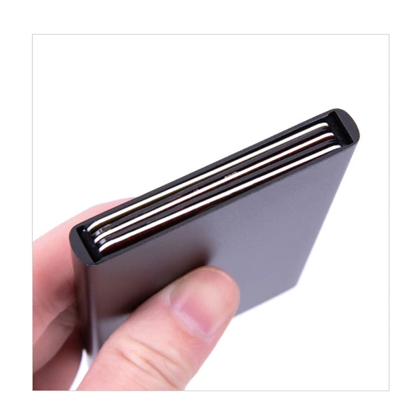 Pop Up RFID Credit Card Holder Slim Aluminum Wallet