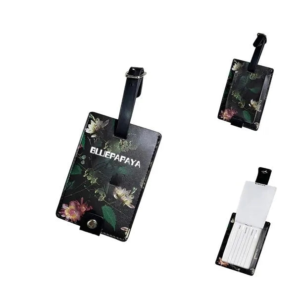 Fully Printed PU Luggage Tag