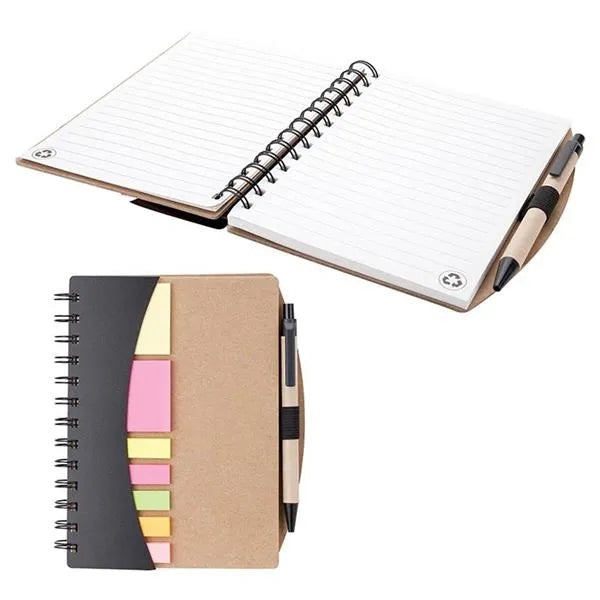 Mini Journal with Pen, Flags & Sticky Notes
