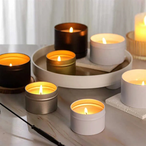 Natural Soy Wax Portable Travel Tin Scented Candles