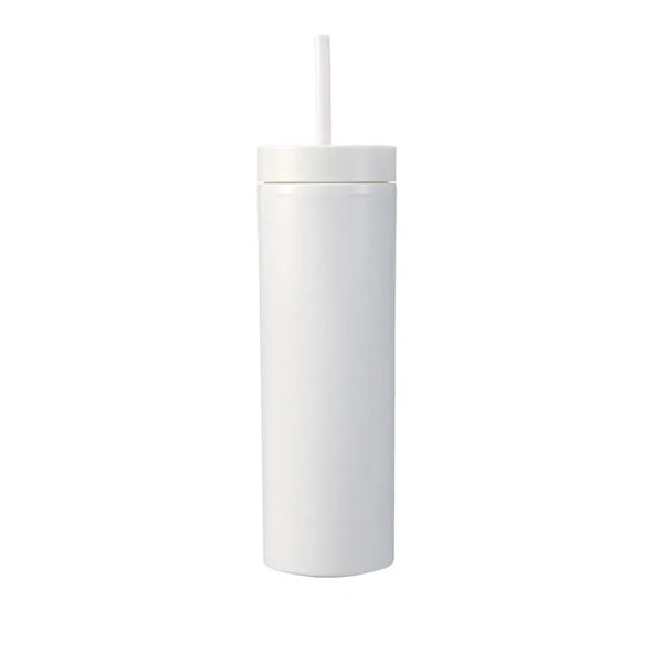 16oz Colored Acrylic Semi Matte Slim Skinny Tumbler