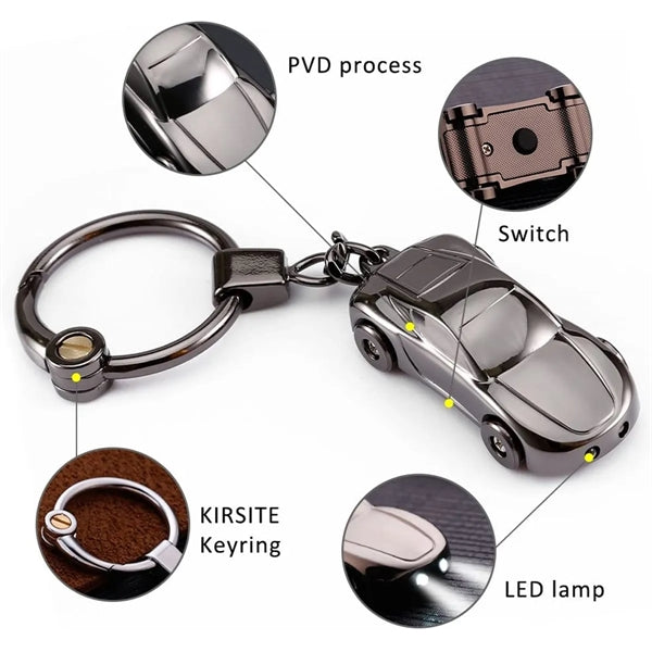 Car Keychain With LED Light