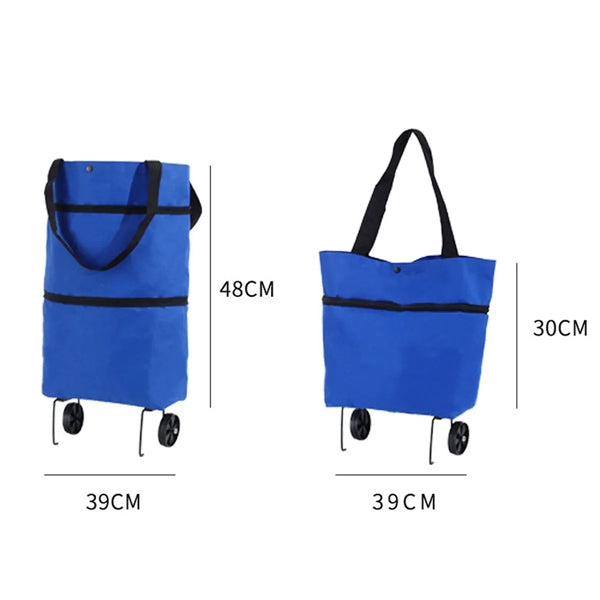 Foldable Trolley Bag with Wheels