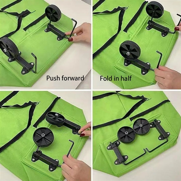 Foldable Trolley Bag with Wheels