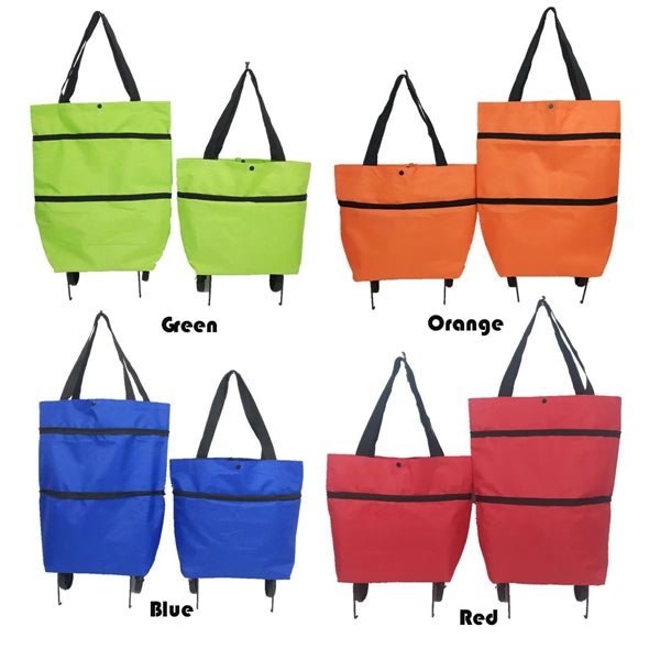 Foldable Trolley Bag with Wheels