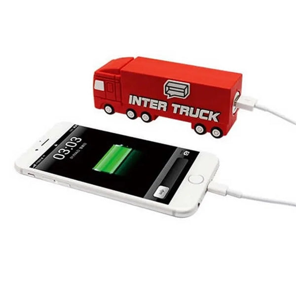 PVC 2600mah custom car shape USB power bank