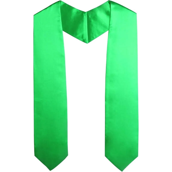 Unisex Plain Graduation Stole For Academic Commencements