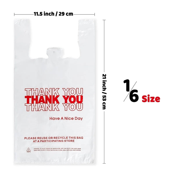 T Shirt Plastic Grocery Shopping Bag