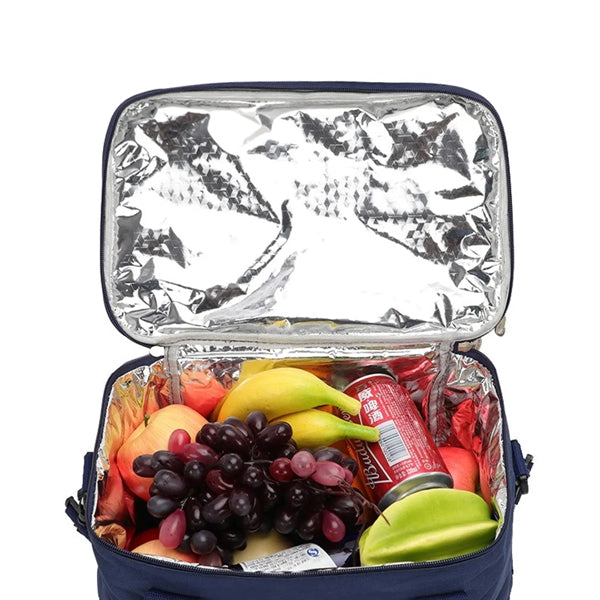 Insulated Picnic Cooler Double Layer Thermal Lunch Bag