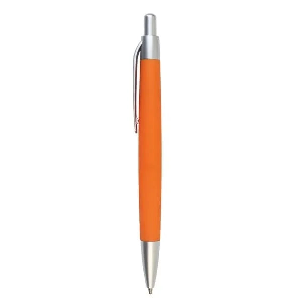 Rubber Coated Click Ballpoint Pen