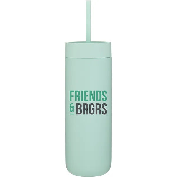 20 oz Fellow Carter SS/Ceramic Insulated Tumbler with Straw