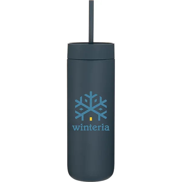 20 oz Fellow Carter SS/Ceramic Insulated Tumbler with Straw