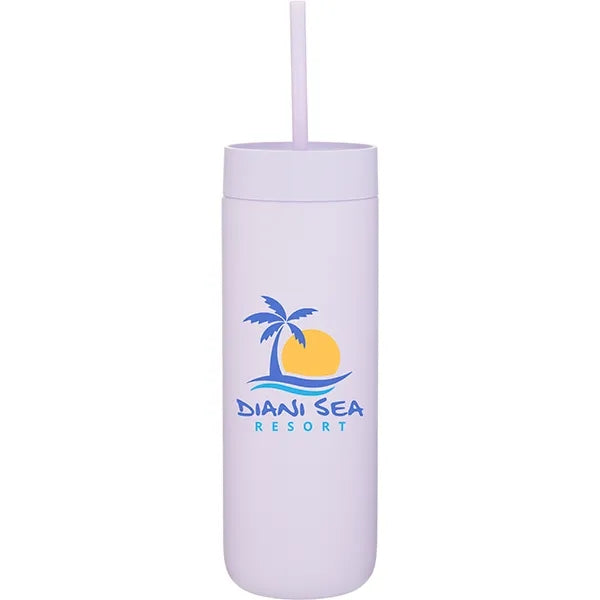 20 oz Fellow Carter SS/Ceramic Insulated Tumbler with Straw