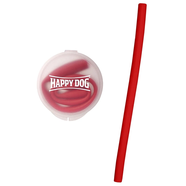 Silicone Straw w/ Case
