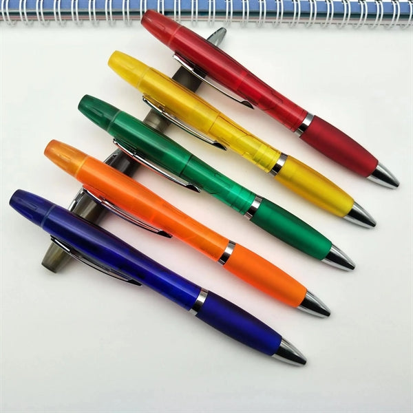 2-in-1 Highlighter Ballpoint Pen