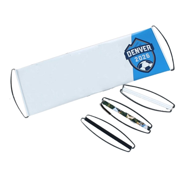 Retractable Rolling Up Handheld Banner