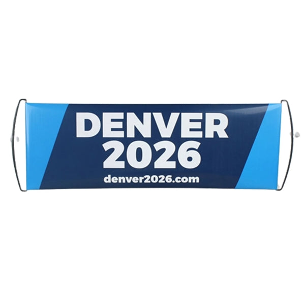 Retractable Rolling Up Handheld Banner