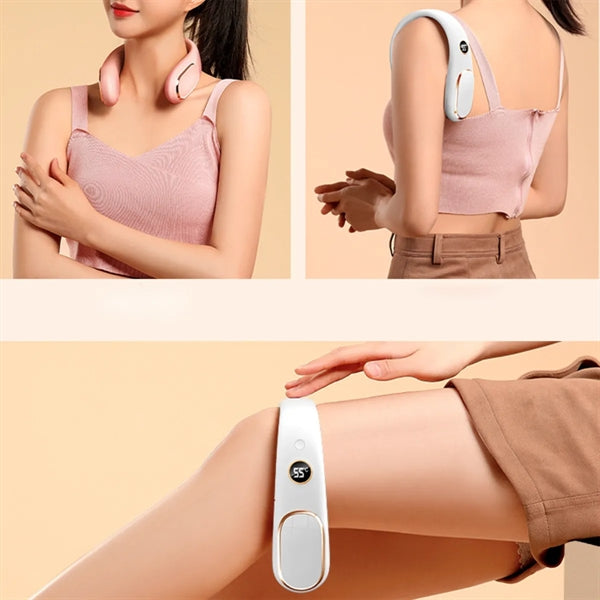 Portable Household USB Rechargeable Neck Warmer Fan