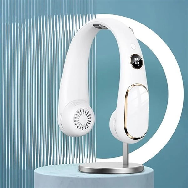 Portable Household USB Rechargeable Neck Warmer Fan