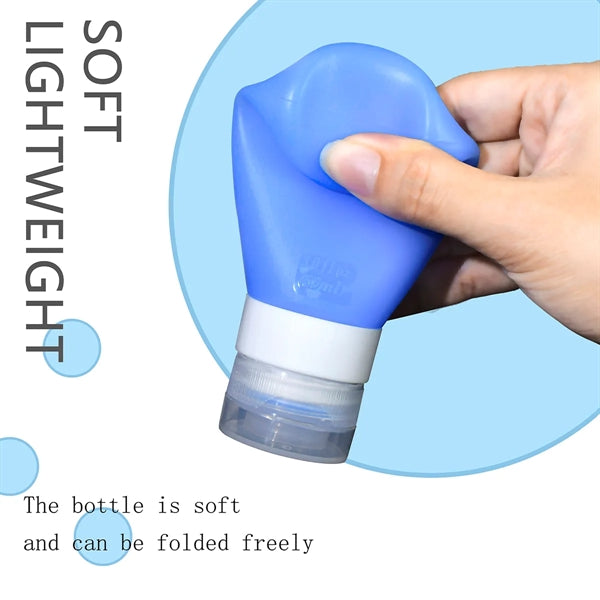 3oz 4 Pack Silicone Travel Bottles Set for Toiletries