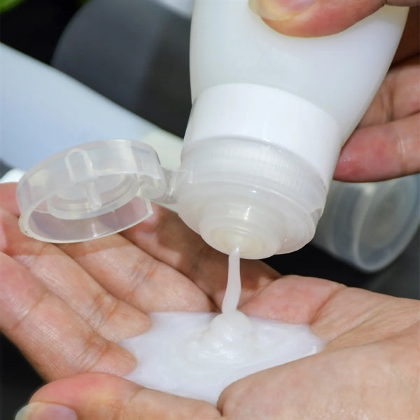 3oz 4 Pack Silicone Travel Bottles Set for Toiletries